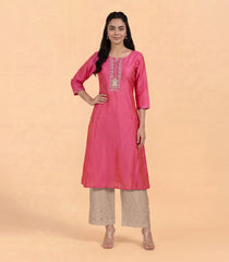 Blush Pink Festive Kurta-KR0887