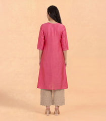 Blush Pink Festive Kurta-KR0887