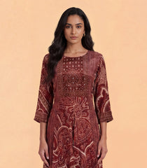 Kurta Sets Brown Printed Kurta Set-RC5668