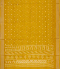 Mustard Printed Synthetic Dola Silk Saree With Zari Stripes-BL5711