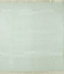 Aquamarine Woven Pure Organza Silk Saree With Buttas & Stripes-KS1068