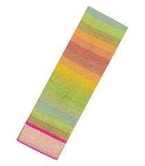 Multi Color Woven Mysore Silk Saree With Stripes-MS3505
