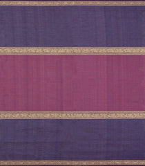 Magenta Handloom Silk Cotton Saree With Checks-SC4214
