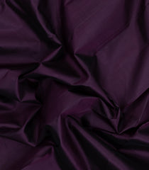 Burgundy Woven Pure Silk Saree With Contrast Zari Border-KA15530