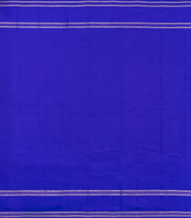 Blue Woven Pure Silk Saree With Zari Checks-EC2612