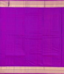 Purple Woven Pure Silk Saree With Zari Buttas & Contrast Border-EC2622
