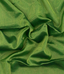 Light Green Handloom Maheswari Silk Cotton Saree With Zari Stripes-SC4905