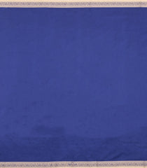 Indigo Woven Art Silk Saree With Thread Buttas-BL6168