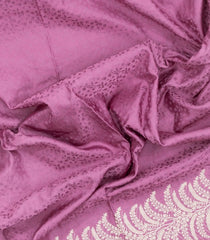 Lialc Woven Blended Satin Saree With Floral Motifs-BL6193
