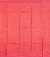 Peach Printed Pure Silk Saree With Floral Motifs-PS0847