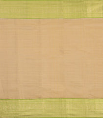 Red Handloom Korvai Kanchipuram Silk Saree With Zari Stripe Motifs-KA16137