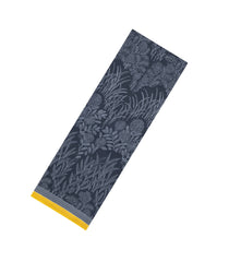 Black Printed Pure Silk Saree With Floral Motifs-PS0852