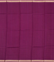 Magenta Handloom Pure Silk Saree With Printed Bird Motifs-PS0862