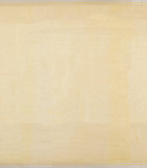 Yellow Woven Pure Organza Silk Saree With Stripes-KS1065