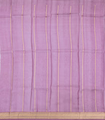 Lilac Woven Pure Organza Silk Saree With Zari Buttas-KS1111