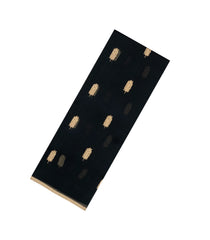 Black Woven Pure Organza Silk Saree With Zari Buttas-KS1098