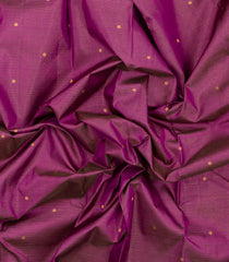 Magenta Handloom Kanchipuram Silk Saree With Vairaoosi Stripes & Buttas-KA16631
