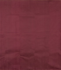 Dark Brown Handloom Kanchipuram Silk Saree With Checks & Rising Zari Border-KA16640