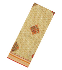 Multi Colour Printed Silk Saree With Floral Motifs-PS0964