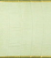 Light Green Printed Silk Saree With Floral Motifs & Zari Border-PS0984