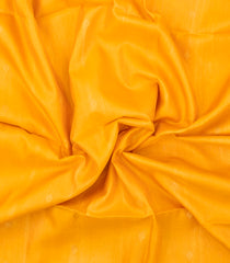 Mango Yellow Handloom Soft Tussar Silk Saree With Buttas-TU3853