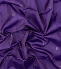 Purple Handloom Soft Tussar Silk Saree With Geometric Buttas-TU3854