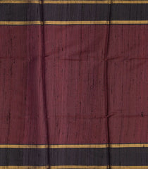 Crimson Handloom Dupion Silk Saree With Floral Motifs-Crimson