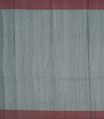 Grey Woven Dupion Silk Saree With Rising Border-Grey