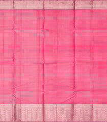 Baby Pink Kanchipuram Silk Saree With Annam Motifs-Baby Pink