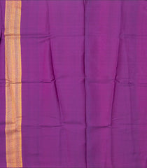 Pink Silk Saree With Floral Zari Buttas & Contrast Pallu-Pink