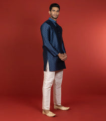 Dark Blue Short Kurta -Dark Blue