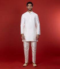 Snow White Short Kurta-Off White