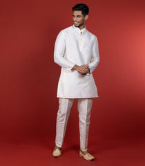 Snow White Short Kurta-Off White