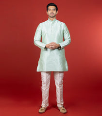 Pastel Green Short Kurta -Green