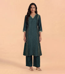 Emerald Green Festive Anarkali Set-RC5667