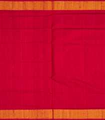 Red Handloom Rajkot Patola Silk Saree With Bird Motifs-Red