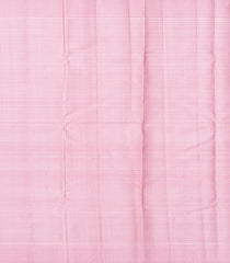 Pink Handloom Kanchipuram Silk Saree With Multi Colour Stripes-Pink