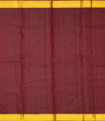 Maroon Handloom Kanchipuram Silk Saree With Zari Buttas-Maroon