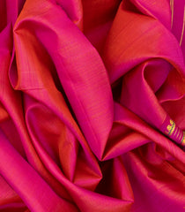 Hot Pink Handloom Kanchipuram Vairaoosi Silk Saree-Hot Pink