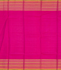 Hot Pink Handloom Kanchipuram Vairaoosi Silk Saree-Hot Pink