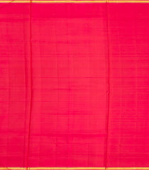 Hot Pink Handloom Kanchipuram Silk Saree With Piping Border-Hot Pink