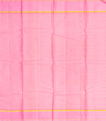 Multi Colour Handloom Kanchipuram Korvai Silk Saree With Checks-Multi colour