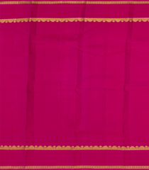 Pink Handwoven Kanchipuram Silk Saree With Small Motifs In Striped Pattern and Beldari Zari Stripes-Pink