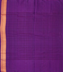 Aquamarine Handloom Kanchipuram Korvai Silk Saree With Checks-Aquamarine