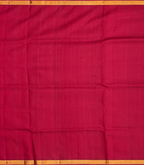 Maroon Handwoven Kanchipuram Silk Saree With Checks-Maroon