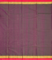 Magenta Handloom Kanchipuram Silk Saree With Mango Motifs-Magenta