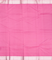 Dusty Pink Handloom Kanchipuram Silk Saree With Checks-Dusty Pink