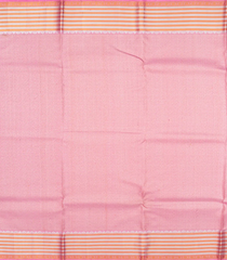 Dusty Pink Handloom Kanchipuram Silk Saree With Floral Vine Motifs-Dusty Pink