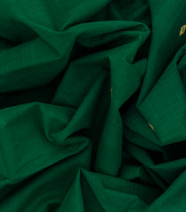 Dark Green Handloom Kadapa Cotton Saree With Butta-Dark Green