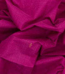 Hot Pink Handloom Kadapa Cotton Saree With Butta-Hot Pink